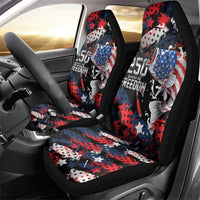 Largemouth Bass Fishing Car Seat Cover America 250 Year Freedom