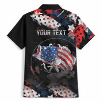 Personalized Largemouth Bass Fishing Hawaiian Shirt America 250 Year Freedom