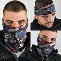 Largemouth Bass Fishing Neck Gaiter America 250 Year Freedom