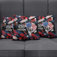 Largemouth Bass Fishing Pillow Cover America 250 Year Freedom