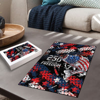 Largemouth Bass Fishing Puzzle America 250 Year Freedom