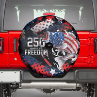 Largemouth Bass Fishing Spare Tire Cover America 250 Year Freedom