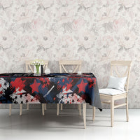 Largemouth Bass Fishing Tablecloth America 250 Year Freedom