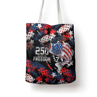 Largemouth Bass Fishing Tote Bag America 250 Year Freedom