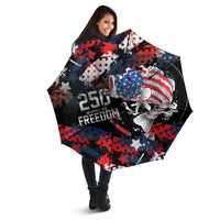Largemouth Bass Fishing Umbrella America 250 Year Freedom