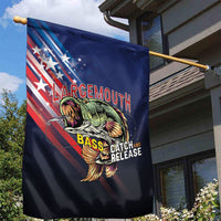 Largemouth Bass Fishing Garden Flag American Flag