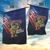 Largemouth Bass Fishing Garden Flag American Flag
