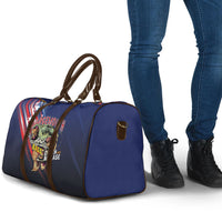 Largemouth Bass Fishing Travel Bag American Flag