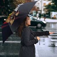 Largemouth Bass Fishing Umbrella American Flag