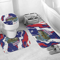 Largemouth Bass Tournament Fishing Bathroom Set