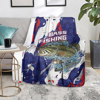 Largemouth Bass Tournament Fishing Blanket