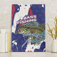 Largemouth Bass Tournament Fishing Canvas Wall Art