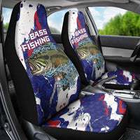 Largemouth Bass Tournament Fishing Car Seat Cover