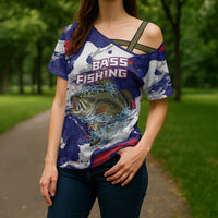 Personalized Largemouth Bass Tournament Fishing Cross Shoulder Shirt