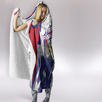 Largemouth Bass Tournament Fishing Hooded Blanket