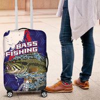 Largemouth Bass Tournament Fishing Luggage Cover