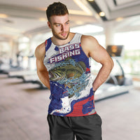 Personalized Largemouth Bass Tournament Fishing Men Tank Top