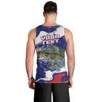 Personalized Largemouth Bass Tournament Fishing Men Tank Top