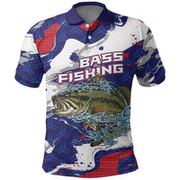 Personalized Largemouth Bass Tournament Fishing Polo Shirt