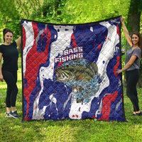 Largemouth Bass Tournament Fishing Quilt