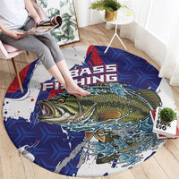 Largemouth Bass Tournament Fishing Round Carpet
