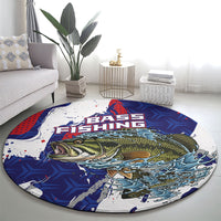 Largemouth Bass Tournament Fishing Round Carpet