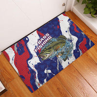 Largemouth Bass Tournament Fishing Rubber Doormat
