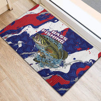 Largemouth Bass Tournament Fishing Rubber Doormat