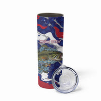 Personalized Largemouth Bass Tournament Fishing Skinny Tumbler