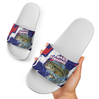 Largemouth Bass Tournament Fishing Slide Sandals