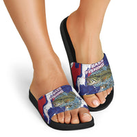 Largemouth Bass Tournament Fishing Slide Sandals