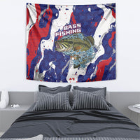 Largemouth Bass Tournament Fishing Tapestry