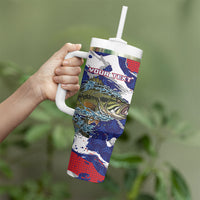 Personalized Largemouth Bass Tournament Fishing Tumbler With Handle