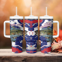 Personalized Largemouth Bass Tournament Fishing Tumbler With Handle