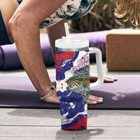 Personalized Largemouth Bass Tournament Fishing Tumbler With Handle