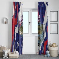 Largemouth Bass Tournament Fishing Window Curtain