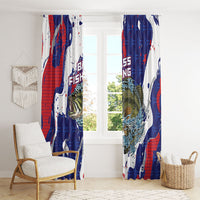 Largemouth Bass Tournament Fishing Window Curtain