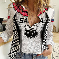 Samoa Rugby Women Casual Shirt Go Champions World Cup 2023 Polynesian Unique - Wonder Print Shop