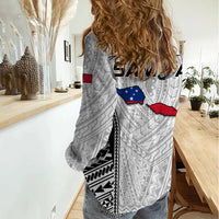 Samoa Rugby Women Casual Shirt Go Champions World Cup 2023 Polynesian Unique - Wonder Print Shop