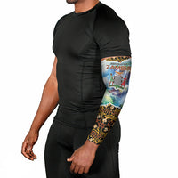 Zambian Heritage Independence 1964 Arm Sleeves Traditional African Seamless Pattern