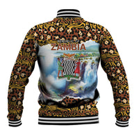 Zambian Heritage Independence 1964 Baseball Jacket Traditional African Seamless Pattern