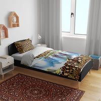Zambian Heritage Independence 1964 Bedding Set Traditional African Seamless Pattern