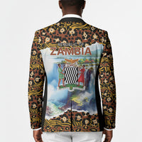 Zambian Heritage Independence 1964 Blazer Traditional African Seamless Pattern