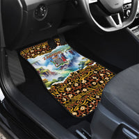 Zambian Heritage Independence 1964 Car Mats Traditional African Seamless Pattern