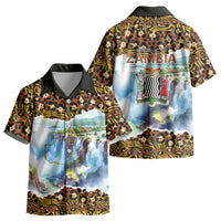 Zambian Heritage Independence 1964 Kid Hawaiian Shirt Traditional African Seamless Pattern