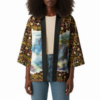 Zambian Heritage Independence 1964 Kimono Traditional African Seamless Pattern