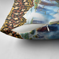 Zambian Heritage Independence 1964 Pillow Cover Traditional African Seamless Pattern