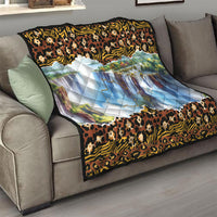 Zambian Heritage Independence 1964 Quilt Traditional African Seamless Pattern