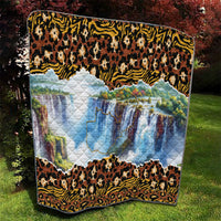 Zambian Heritage Independence 1964 Quilt Traditional African Seamless Pattern