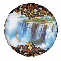 Zambian Heritage Independence 1964 Spare Tire Cover Traditional African Seamless Pattern